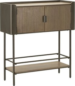 Stolik Konsolowy VKH610, Brązowy, 100x42x110 cm, Kendra Home