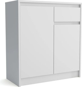 Komoda ASTORRE 75 cm do Salonu Sypialni z Szufladą Biały