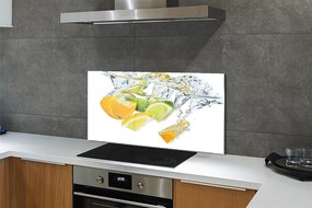 Szkło do Kuchni na Ścianę Orzeźwiające Cytrusy w Wodzie