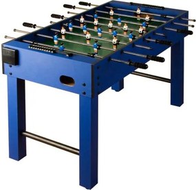 Stół piłkarski GamesPlanet® Glasgow 121x101x79 cm, niebieski