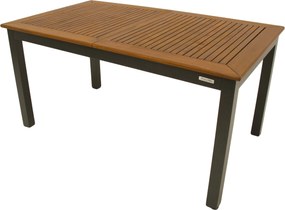 CONCEPT FSC® - stół rozkładany z blatem tekowym - Towar z drobną wadą (N592)