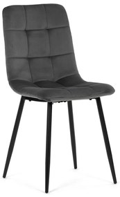 Zestaw krzeseł do jadalni CT-281 GREY4, 4 szt.