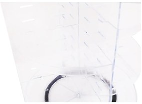 Transparentny plastikowy obrotowy organizer łazienkowy – Hermia