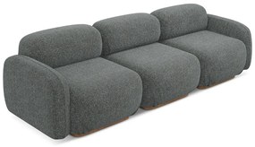 Szara sofa modułowa 270 cm Ailani – Makamii