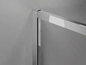 Mexen Exo drzwi prysznicowe rozsuwane 125 cm, transparent, chrom - 8151-125-000-01-00