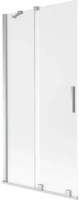 Mexen Velar parawan nawannowy 2-skrzydłowy rozsuwany 95 x 150 cm, szron, chrom - 896-095-000-31-01