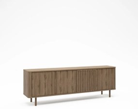 Szafka pod TV w dekorze dębu w naturalnym kolorze 180x60,5x35 cm Salma – Marckeric