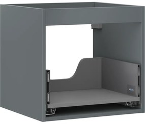 Mexen Box-A korpus szafki podumywalkowej 50 cm, 1 szuflada, grafit mat - 91AX0-0500-470-1-66