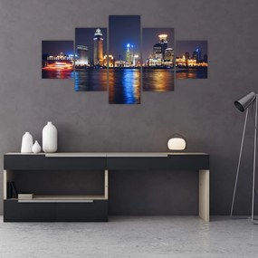 Obraz - Refleksy nocy (125x70 cm)