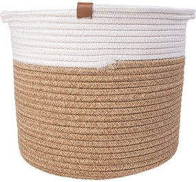 Koszyk pleciony biało-beżowy LIMBER 020x025 inny