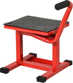 DURHAND Podnośnik motocyklowy nośność 150 kg regulowana wysokość 27,5/39,5 cm do garażu i na zewnątrz