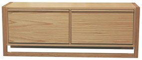 Uchylna szafka na buty w dekorze dębu z siedziskiem NewEst – Woodman