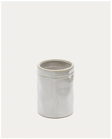 Kremowy ceramiczny kubek na szczoteczki do zębów Savel – Kave Home