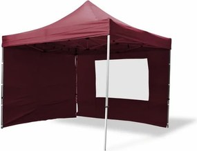 Pawilon ogrodowy PROFI rozkładany 3 x 3 m - winny, 4 ściany