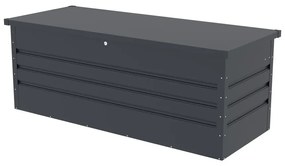 Antracytowa skrzynia ogrodowa Max C – Rojaplast