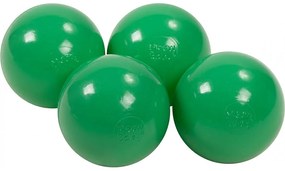 Plastikowe piłeczki do suchego basenu 7cm, 50 szt, ciemnozielone - meowbaby®