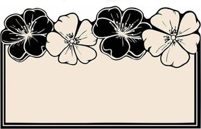 Czarny/kremowy dywanik łazienkowy 60x100 cm Morpho – Foutastic