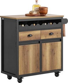 Wózek kuchenny, Kredens kuchenny z szufladami FKW122-SCH