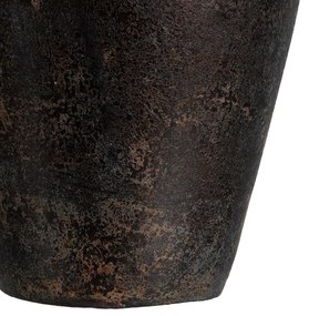 Czarny wysoki wazon z terakoty (wysokość 60 cm) Artem – Ixia