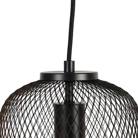 Industrialna lampa wisząca złota 3-źródła światła 110cm - Bliss MeshPrzemysłowy Oswietlenie wewnetrzne