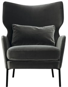 Ciemnoszary fotel Alex – Sits