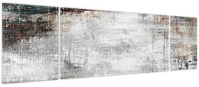 Obraz - Abstrakcyjne teksturowane płótno (170x50 cm)