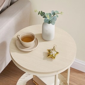 Stolik pomocniczy E1015 CRM, kremowy