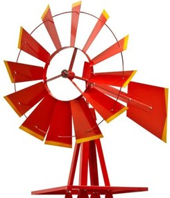 Czerwony wiatrak, 245 cm