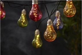 Kolorowa solarna girlanda świetlna LED odpowiednia na zewnątrz Star Trading Glow, dł. 1,9 m