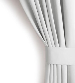 Biała zaciemniająca zasłona termiczna 140x270 cm Pleat – Restilo