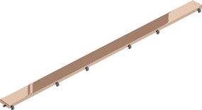 Mexen Flat M13 maskownica 2w1 do odpływu liniowego 90 cm, różowe złoto - 1619090