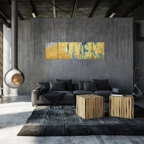 Obraz - Złoty wzór (170x50 cm)