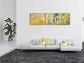 Obraz - Złoty wzór (170x50 cm)