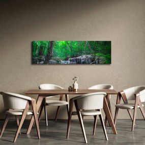 Obraz - Wodospad Erawan, Kanchanaburi, Tajlandia (170x50 cm)