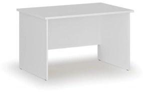 Biurko proste PRIMO WHITE, 1200 x 800 mm, białe