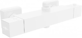 Mexen Cube termostatyczna bateria prysznicowa, biała - 77250-20