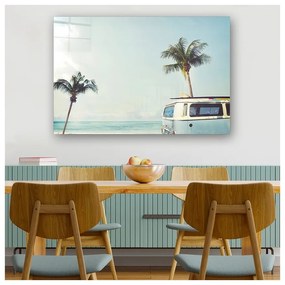 Szklany obraz 100x70 cm Surf Van – Wallity