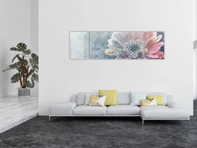 Obraz - Zimowy kwiat (170x50 cm)
