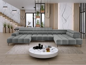 Narożnik PLAZA XL Prawostronny z elektryczną regulacją siedziska Tkanina EDEN 18 WERSAL