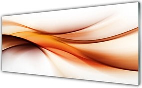 Panel Szklany Płynna Geometria Linii