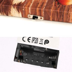 Obraz podświetlany - Fotel bujany, 2 diody LED, 30 x 40 cm