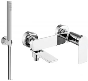Mexen Zero R70 bateria wannowa z zestawem prysznicowym, chrom - 7113R70-00