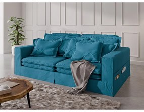 Jasnoniebieska sofa 236 cm Nora – Ropez