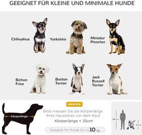 Outsunny Wózek dla Psa Kota Składany Srebrny Lekki do 15kg | Aosom PL