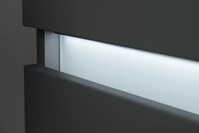 Szafka pod umywalkę NEO 60 cm czarny mat z oświetleniem LED KROFAM