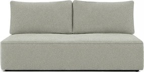 Sofa z Funkcją Spania MAVIA Szara Boucle Nowoczesna