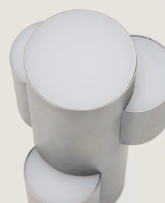 Metalowa lampa stołowa LED ze ściemniaczem w kolorze srebra (wysokość 26,5 cm) Adrina – Kave Home