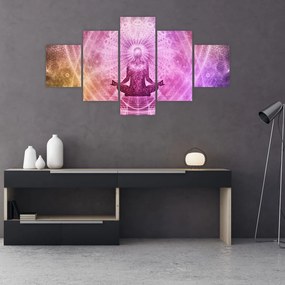 Obraz - aura medytacji (125x70 cm)