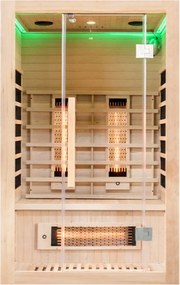 Sauna wewnętrzna niskotemperaturowa infrared na podczerwień 2 - 3 osobowa 120 x 105 CM