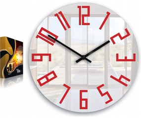 Zegar ścienny naklejany duży nowoczesny akrylowy na ścianę do kuchni salonu